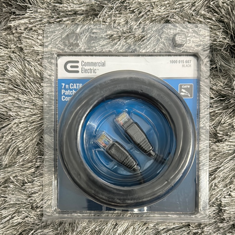 Commercial Electric 7ft CAT6 Ethernet Cable